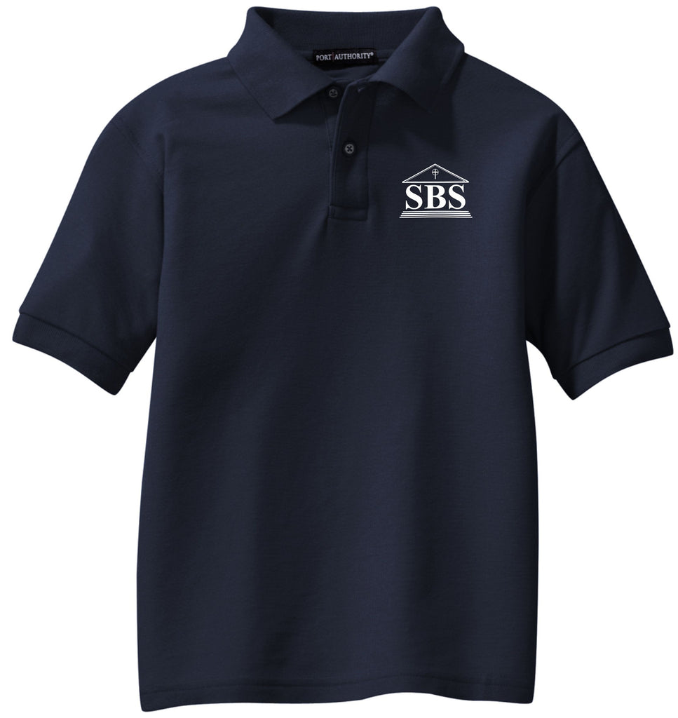 SBS Navy Blue Short Sleeve Polo