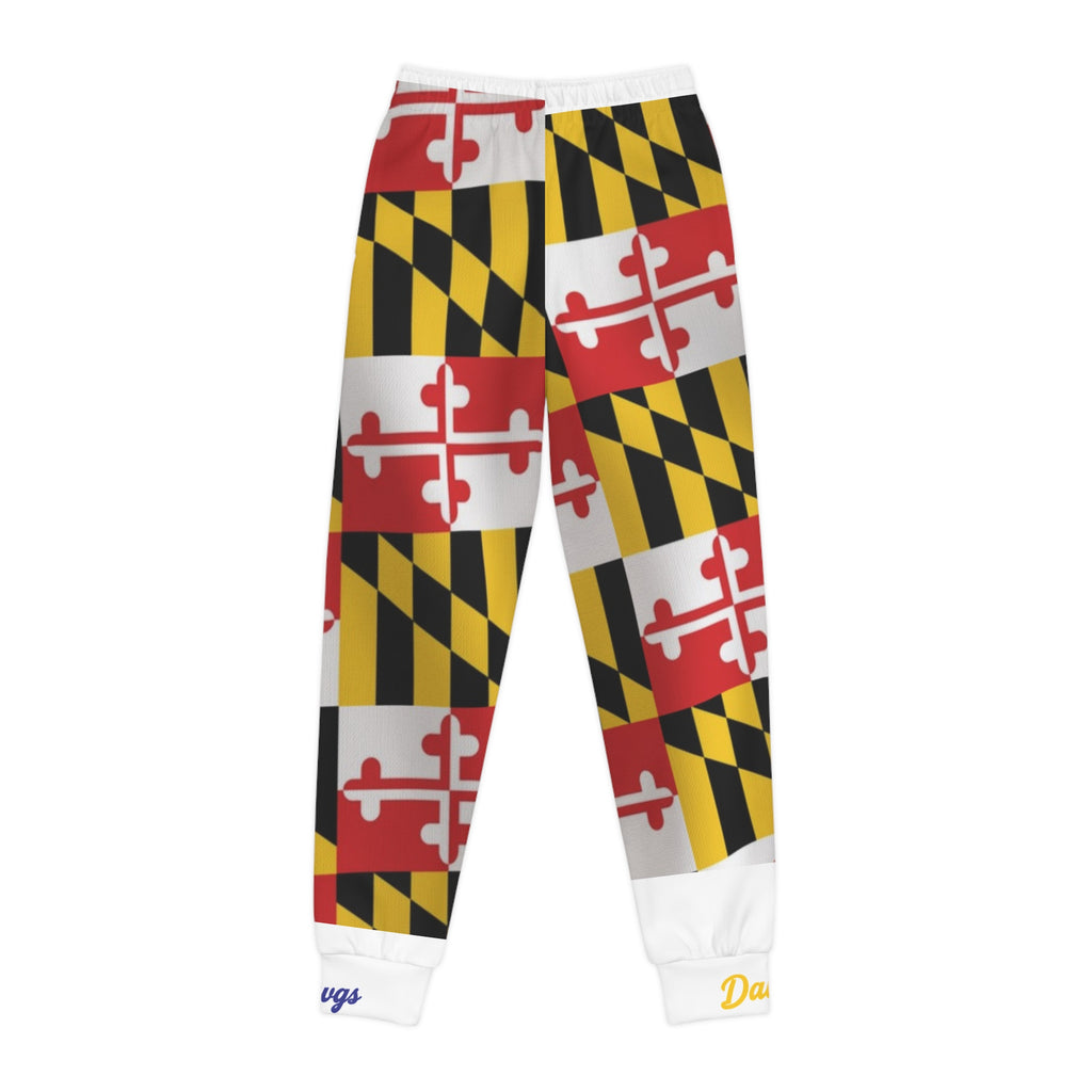 Maryland Flag Youth Joggers — AOP State Pride Sweatpants