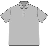 Men's Branded Polo Shirt — 'Weekend Getaway' Balloon Logo