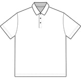 Men's Branded Polo Shirt — 'Weekend Getaway' Balloon Logo
