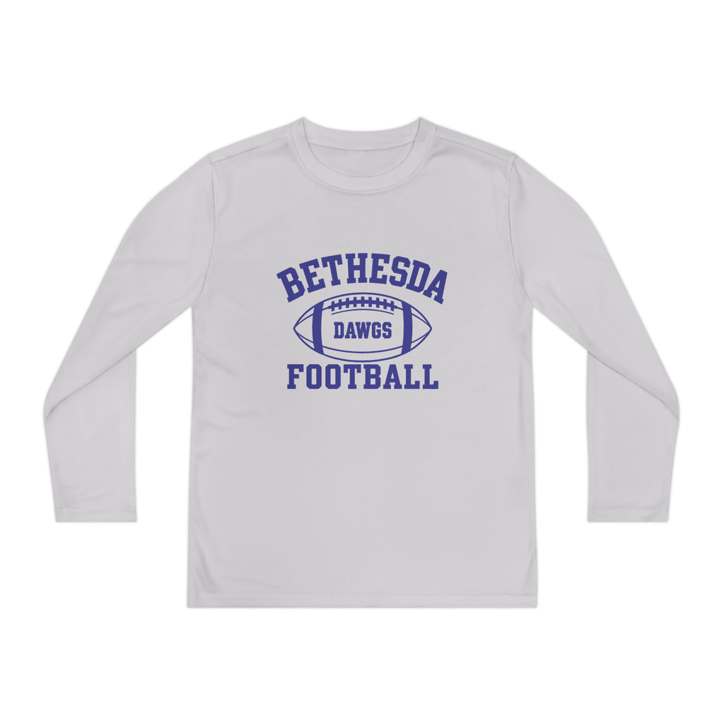 Bethesda Dawgs Youth Long Sleeve Performance Tee
