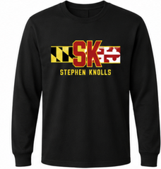 Stephen Knolls Black Long Sleeve Tee