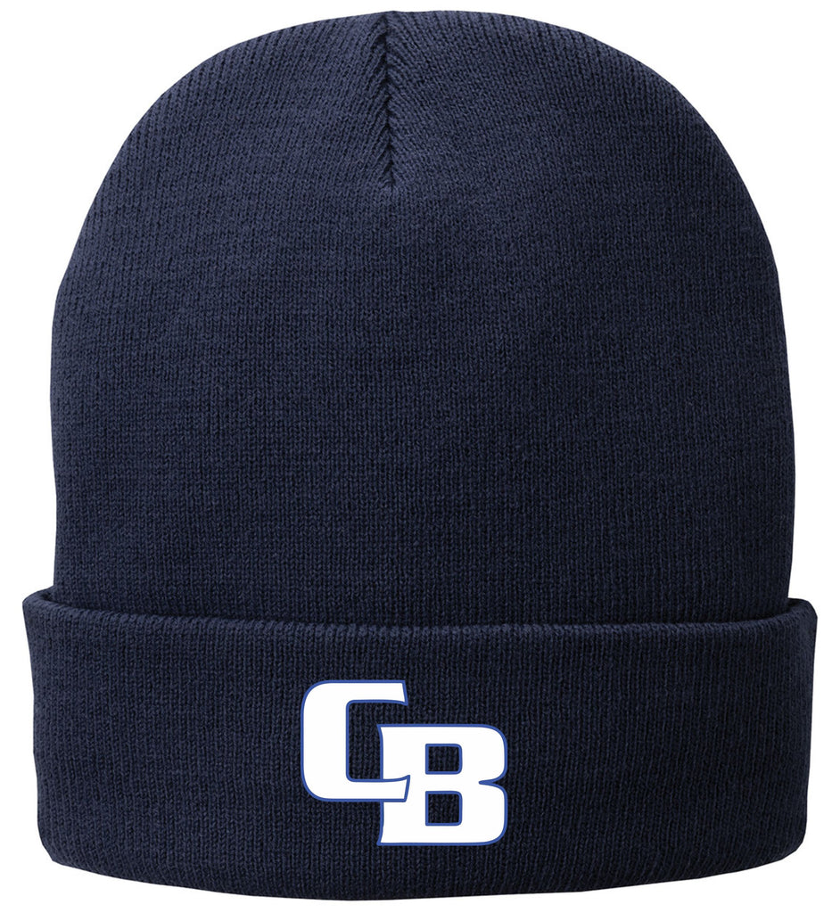 Club Blue Fleece-Lined Knit Cap