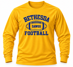 Bethesda Dawgs Youth Long Sleeve Performance Tee