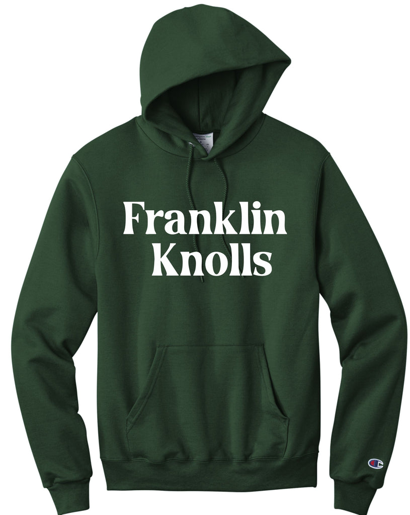 Franklin Knolls Dark Green Hooded Sweatshirt
