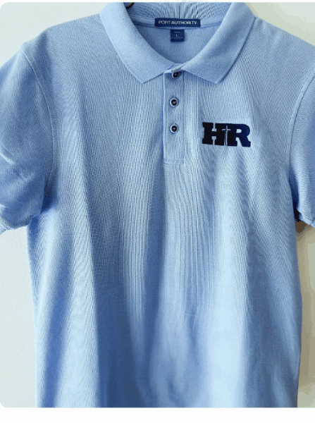 Holy Redeemer Embroidered Light Blue Cotton/Poly Blend Polo (K-5)
