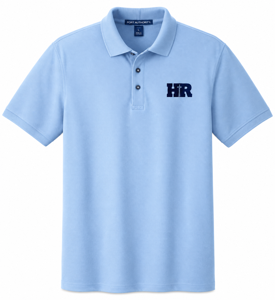 Holy Redeemer Embroidered Light Blue Polyester Polo (K-5)
