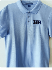 Holy Redeemer Embroidered Light Blue Cotton/Poly Blend Polo (K-5)