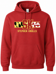 Stephen Knolls Red Softstyle Hooded Sweatshirt