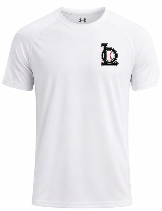 White UA Ole Liners Tech Tee