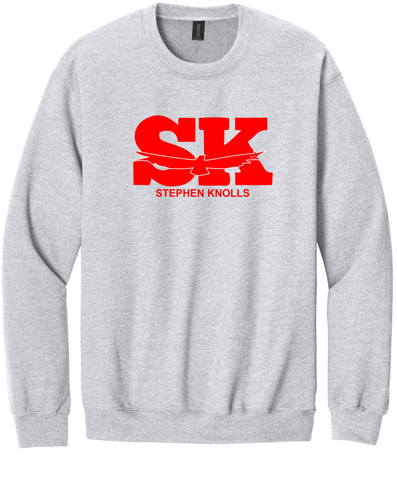 Stephen Knolls Ash Grey Softstyle Crewneck Sweatshirt
