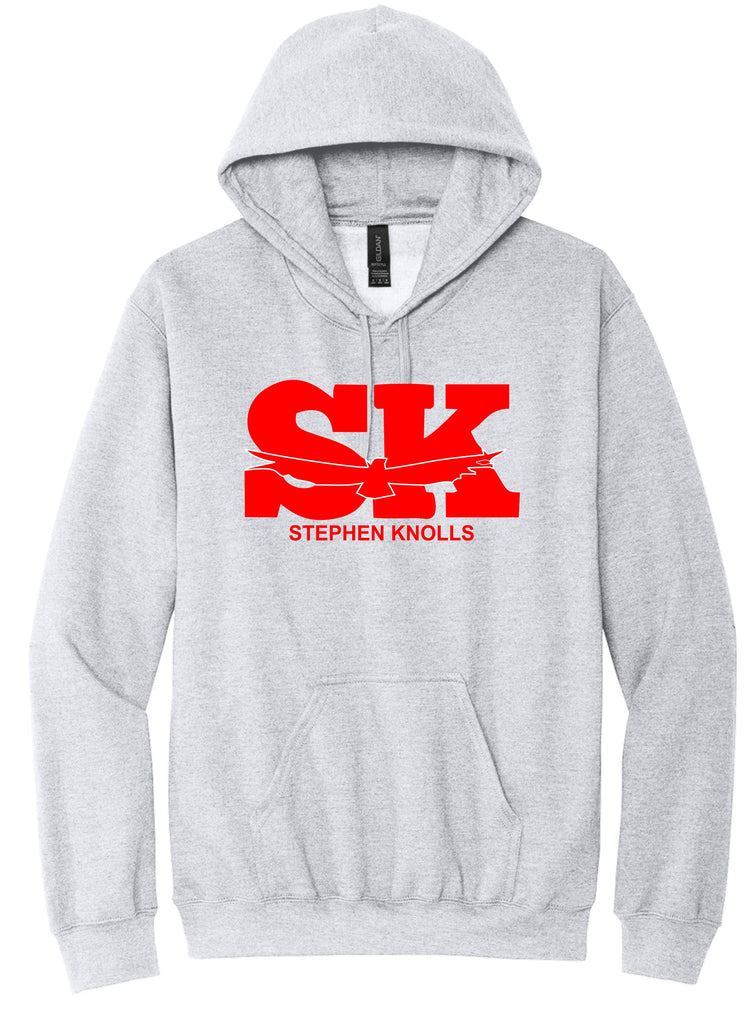 Stephen Knolls Ash Grey Hooded Sweatshirt
