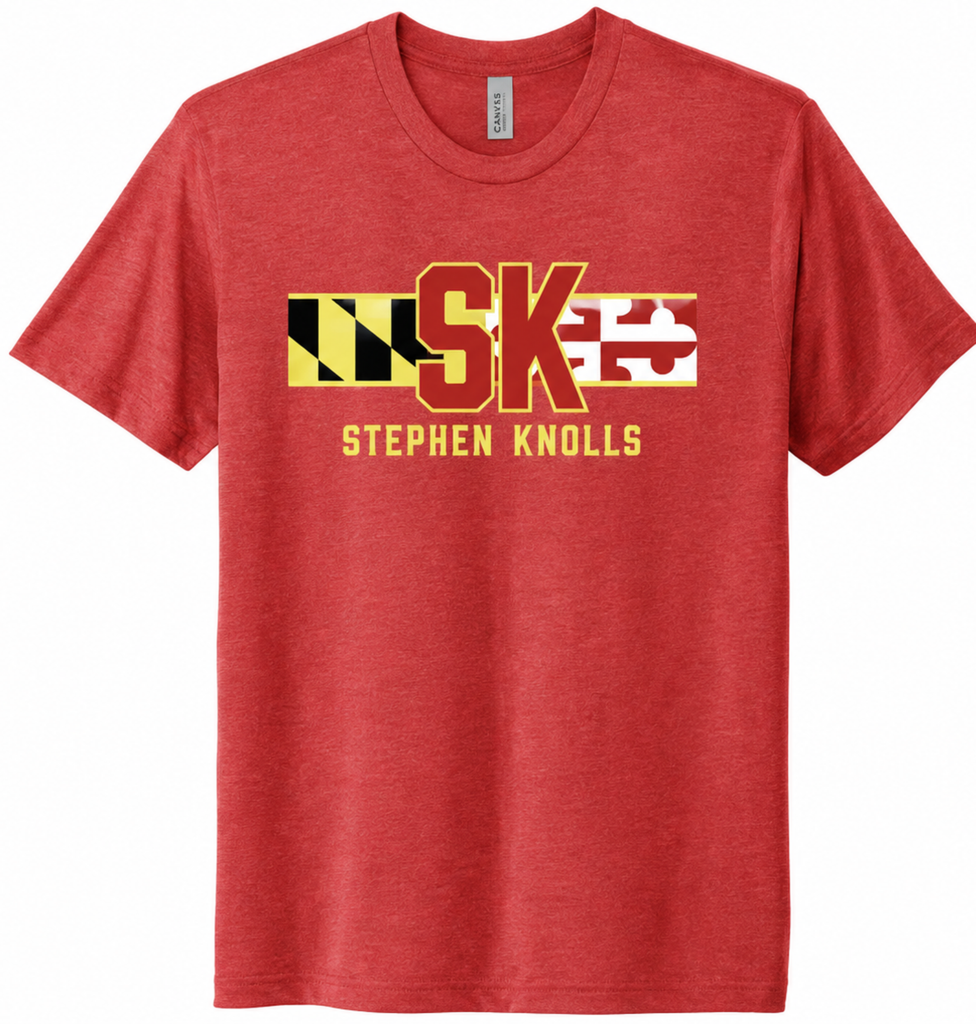 Stephen Knolls Red CVC Tee