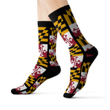 Maryland Flag Socks