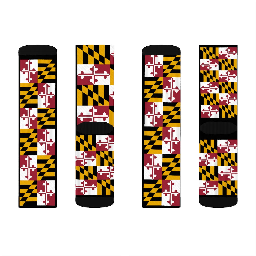 New Maryland State Flag Sublimated Men's Sport Full Print 