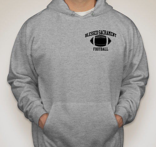 BSF Gray Hooded Sweatshirt