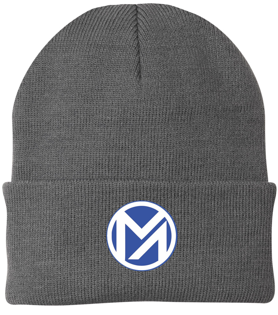 Mabry Academy Grey Knit-Cap Beanie