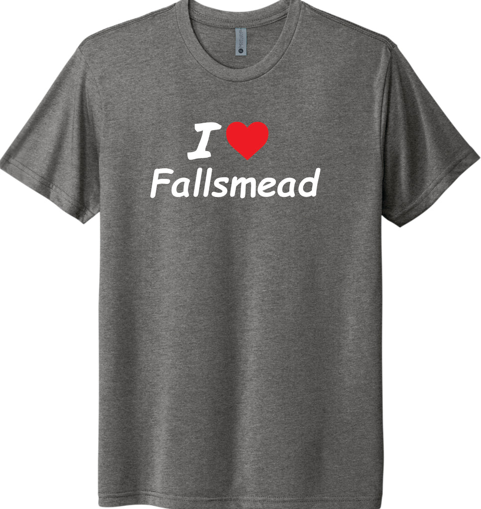 Premium Heather I Love Fallsmead Tee