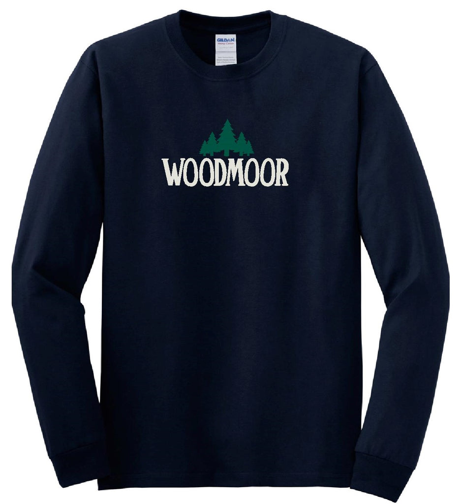 Woodmoor Long Sleeve Navy Blue Tee