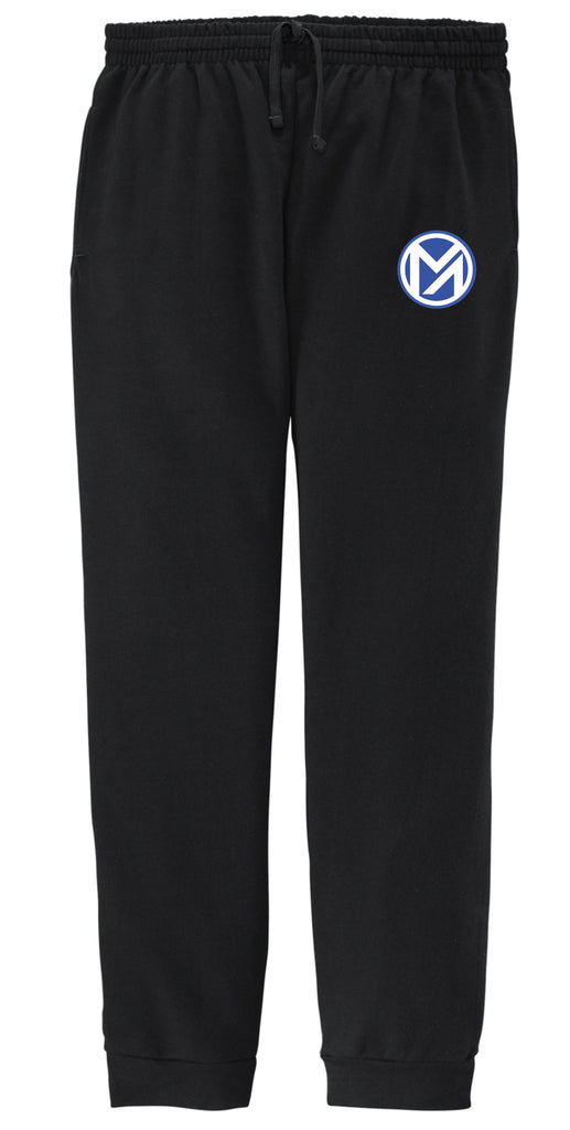 Mabry Academy Black Embroidered Fleece Jogger