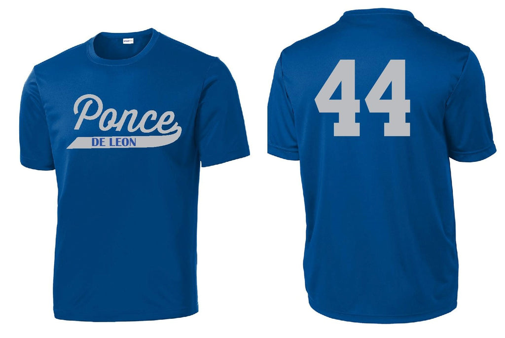 Royal Blue Ponce Baseball Jersey
