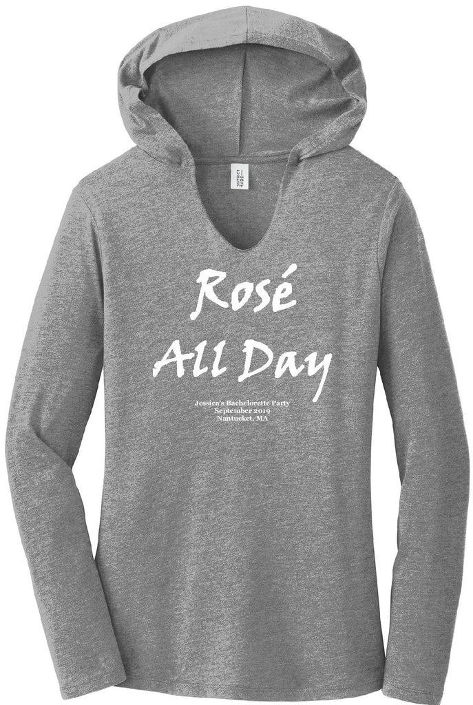 Rose All Day Perfect Tri Long Sleeve Hoodie