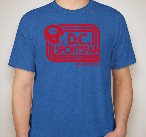 Vintage Royal DCSportsFan Tri-Blend Tee