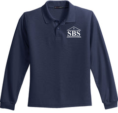 Long Sleeve Polo Shirt with embroidered logo