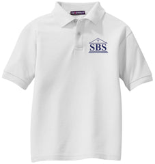 SBS White Short Sleeve Polo