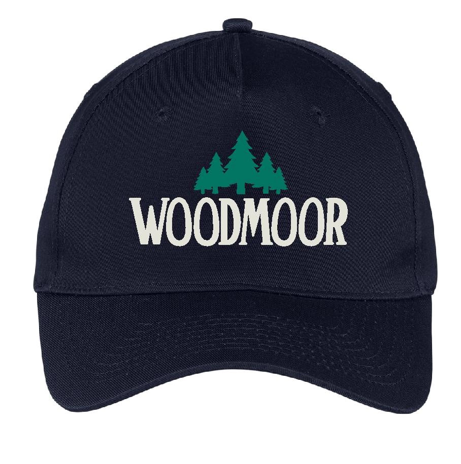 Woodmoor Navy Blue Twill Embroidered Cap